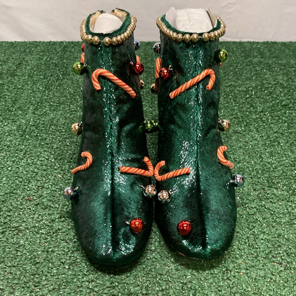 Katy Perry Ankle Christmas Boots women’s size 9. VGUC - Picture 2 of 9